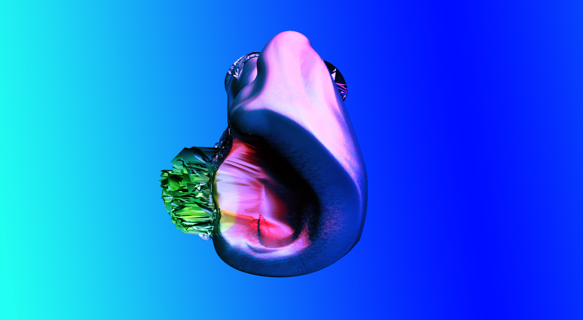 Digital 3D sculpture by Chiara Passa